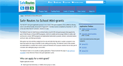 Desktop Screenshot of minigrants.saferoutesinfo.org